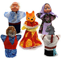 Детский кукольный театр "Битый небитого везет" (5 персонажей)