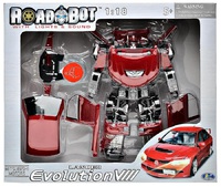 Робот-трансформер "Mitsubishi Evolution VII"  1:18 (световые и звуковые эффекты)