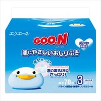 Влажные салфетки детские Goon 70*3 штук (запасной блок )