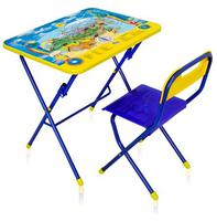 Комплект детской складной мебели с рисунком стол с стулом КПУ1