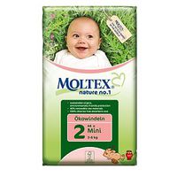 Детские подгузники Moltex nature no.1 2 "Mini" 3-6 кг (44 штук)