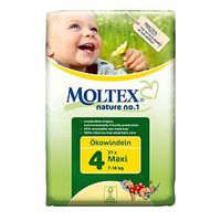Детские подгузники Moltex nature no.1 4 "Maxi" 7-18 гк (37 штук)
