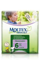 Детские подгузники Moltex nature no.1 6 XL 16-30 кг (27 штук)