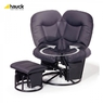 Кресло для мамы Metal Glider (цвет black)