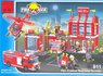 Конструктор детский Brick Enlighten Fire Rescue "Пожарная часть"