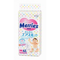 Детские подгузники  Merries  M (6-11 кг) 42 шт