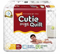 Детские подгузники Cutie Quilt S (3-8 кг) 62 шт