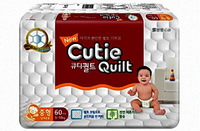 Детские подгузники Cutie Quilt М (5-10 кг) 60 шт