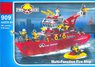 Конструктор детский Brick Enlighten Fire Rescue "Пожарно-спасательное судно"